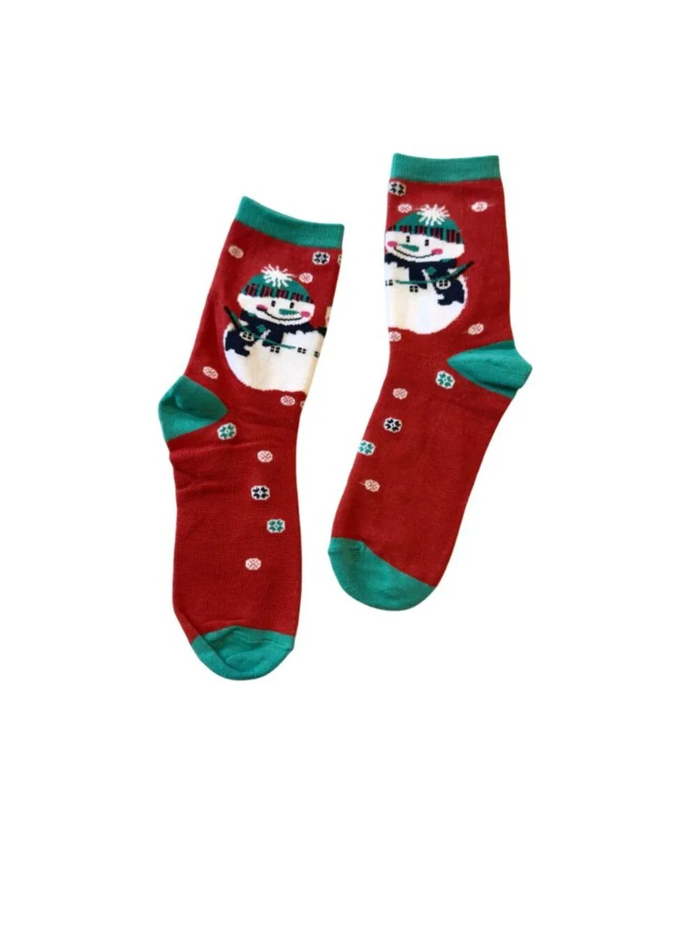 Christmas Socks Womens One Size 5 Pair Festive Holiday Bundle Crew Novelty